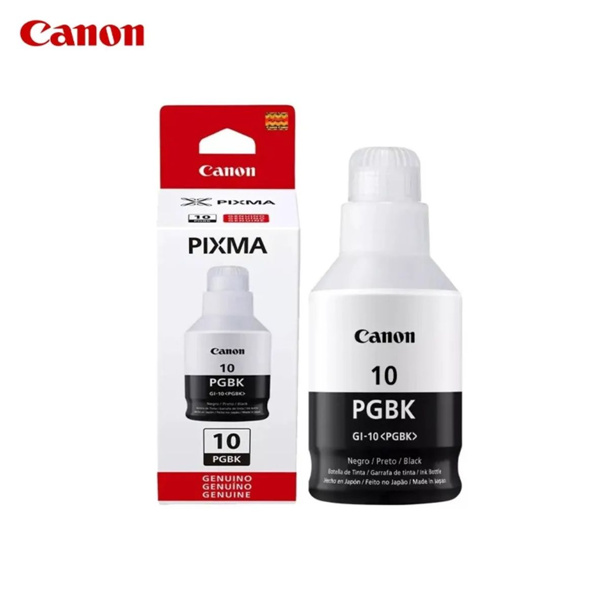 CANON - Botella de Tinta Canon Gi-10PGBK Negro Para G6010 G7010