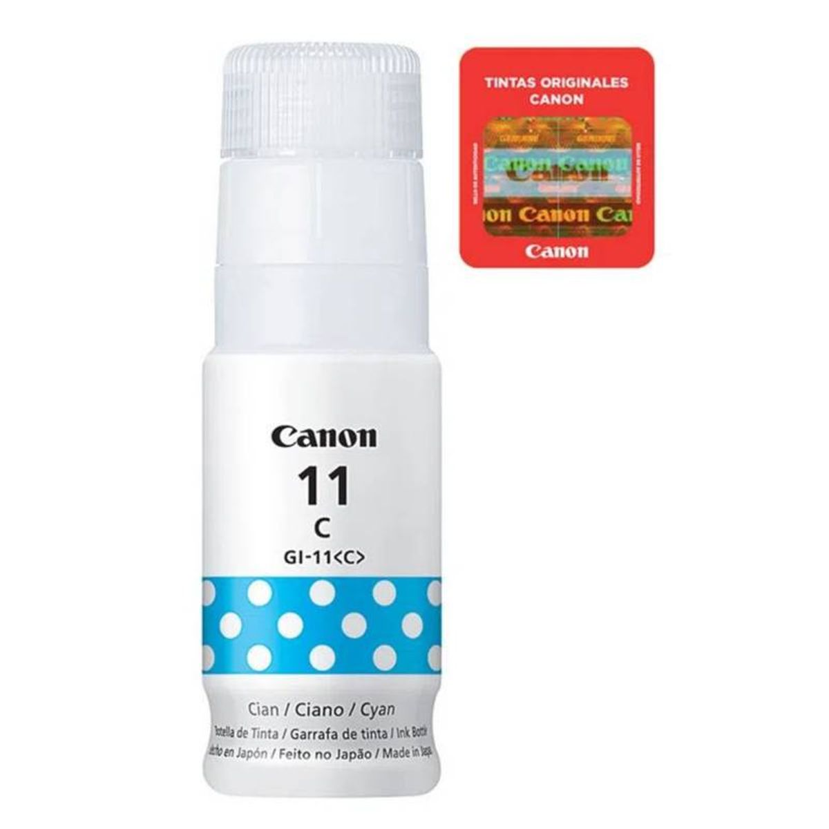 CANON - BOTELLA DE TINTA CANON GI-11C CYAN G2160 G3160 70ML