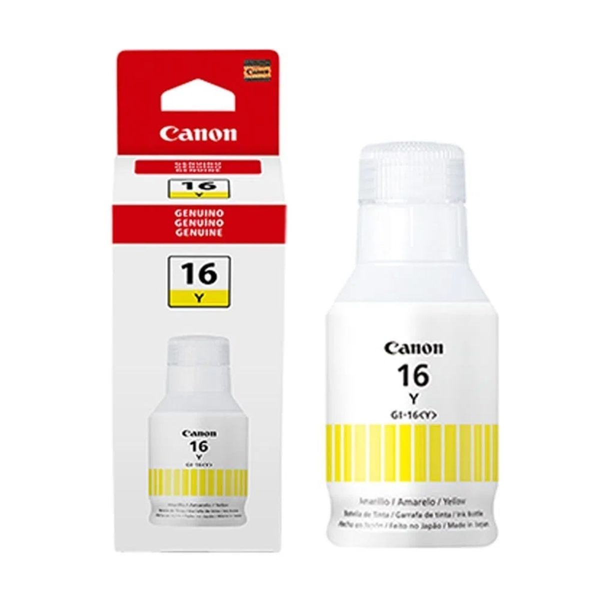 CANON - Botella Tinta Canon GI-16Y Yellow para Maxifi GX6010 GX7010