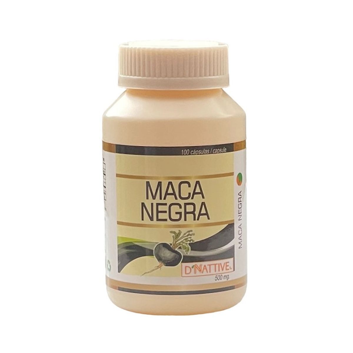GENERICO - Maca Negra en Cápsulas 500 mg x 100 u - D'Nattive