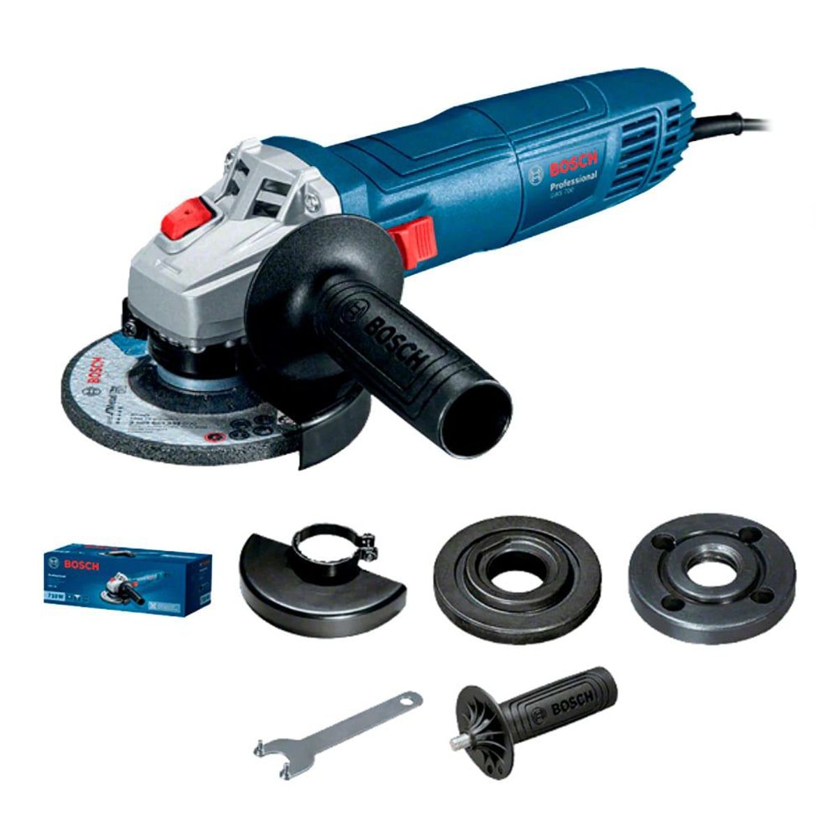 BOSCH - Combo Taladro Atornillador Gsr 120+ Esmeril Bosch gws 700 -