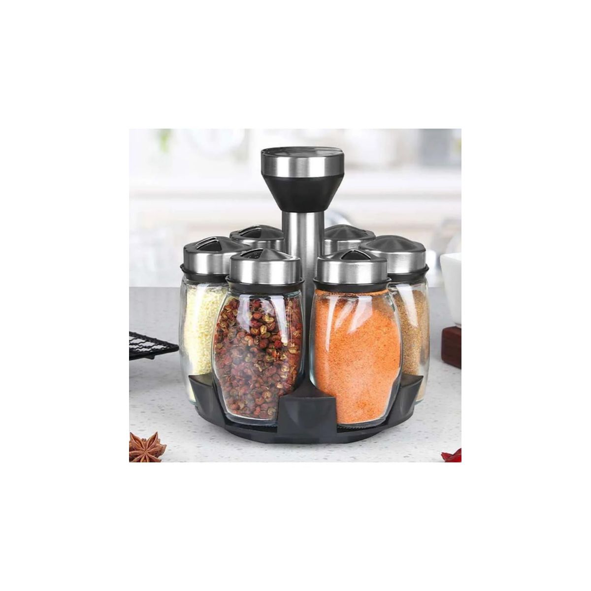 GENERICO - Porta condimento giratorio x6