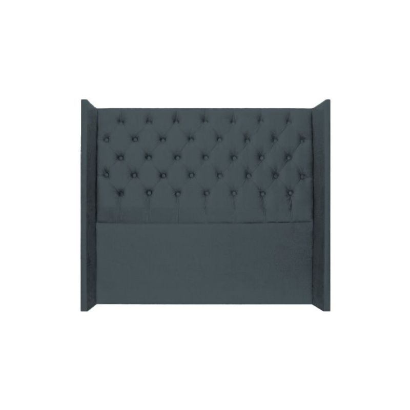 BARAKA HOME - Cabecera Emperatriz Dublin 2 plz - Gris Oscuro