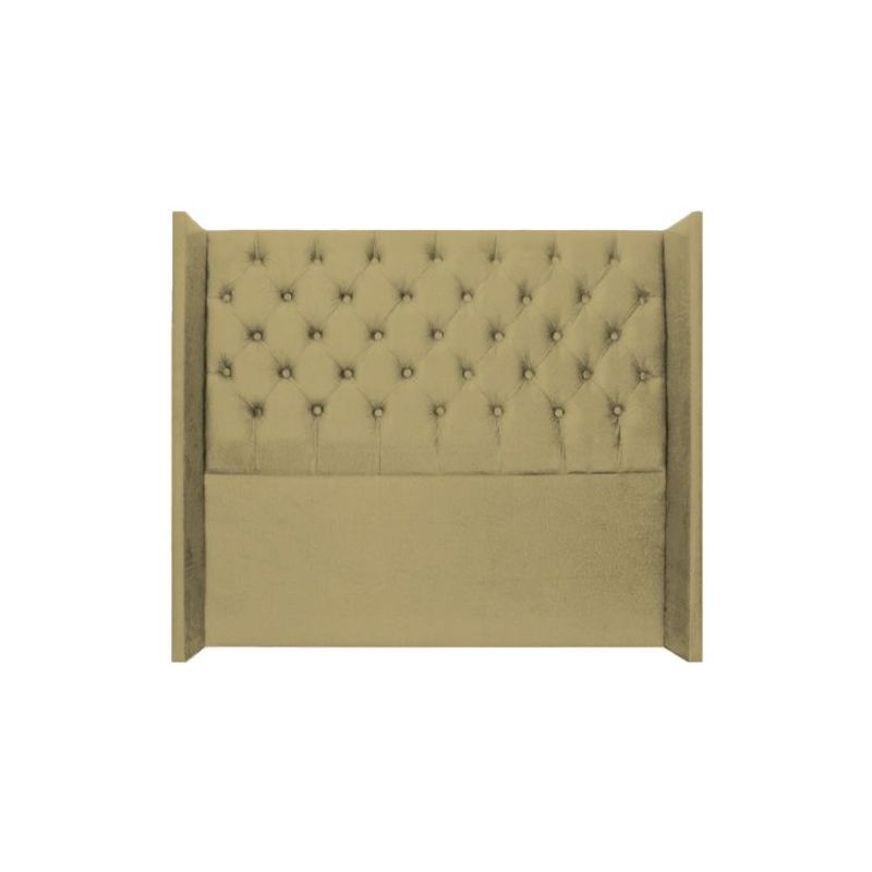 BARAKA HOME - Cabecera Emperatriz Dublin 1.5 plz - Beige Oscuro