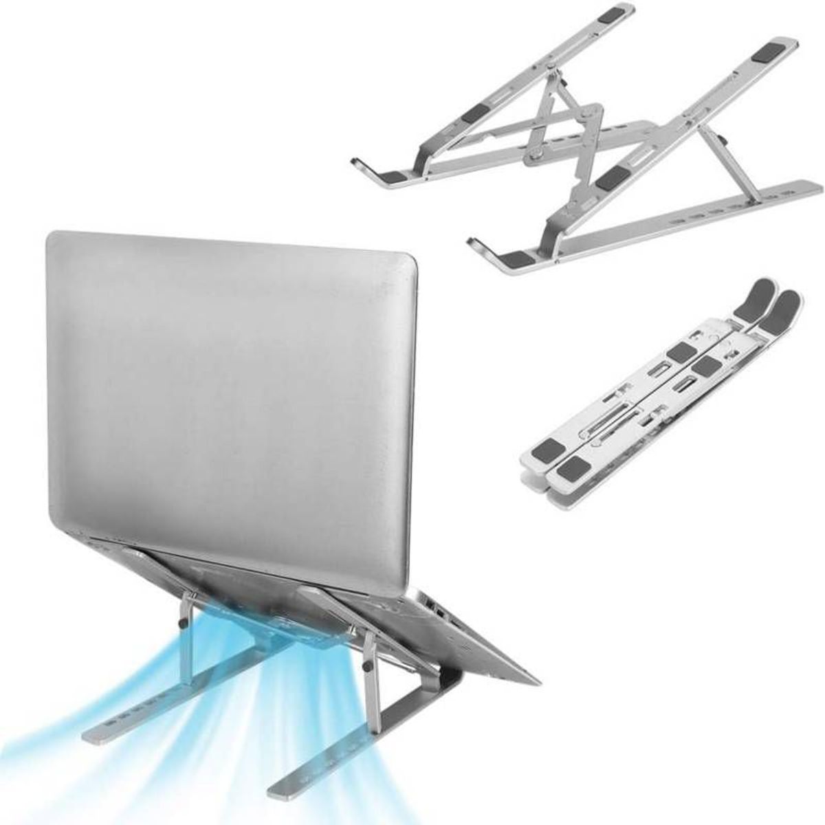 GENERICO - Rack plegable de Aluminio soporte para tablet laptop y más