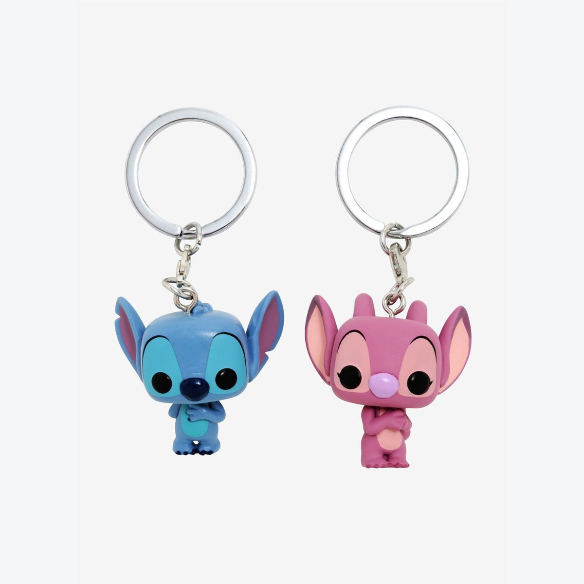 FUNKO - Llaveros Angela y Stitch - Pocket Pop Keychain Disney 2-pack
