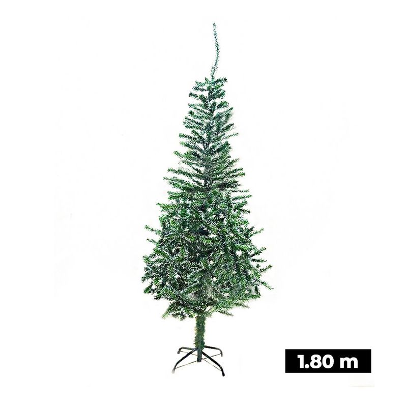 GENERICO - ARBOL DE NAVIDAD VERDE NEVADO 1,80 M.