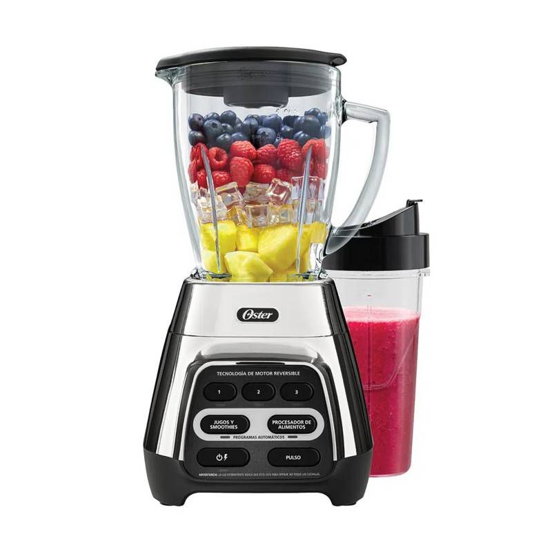 OSTER - Licuadora Oster Tecnología Reversible y vaso Blend-N-Go BLSTPYG1311NBG