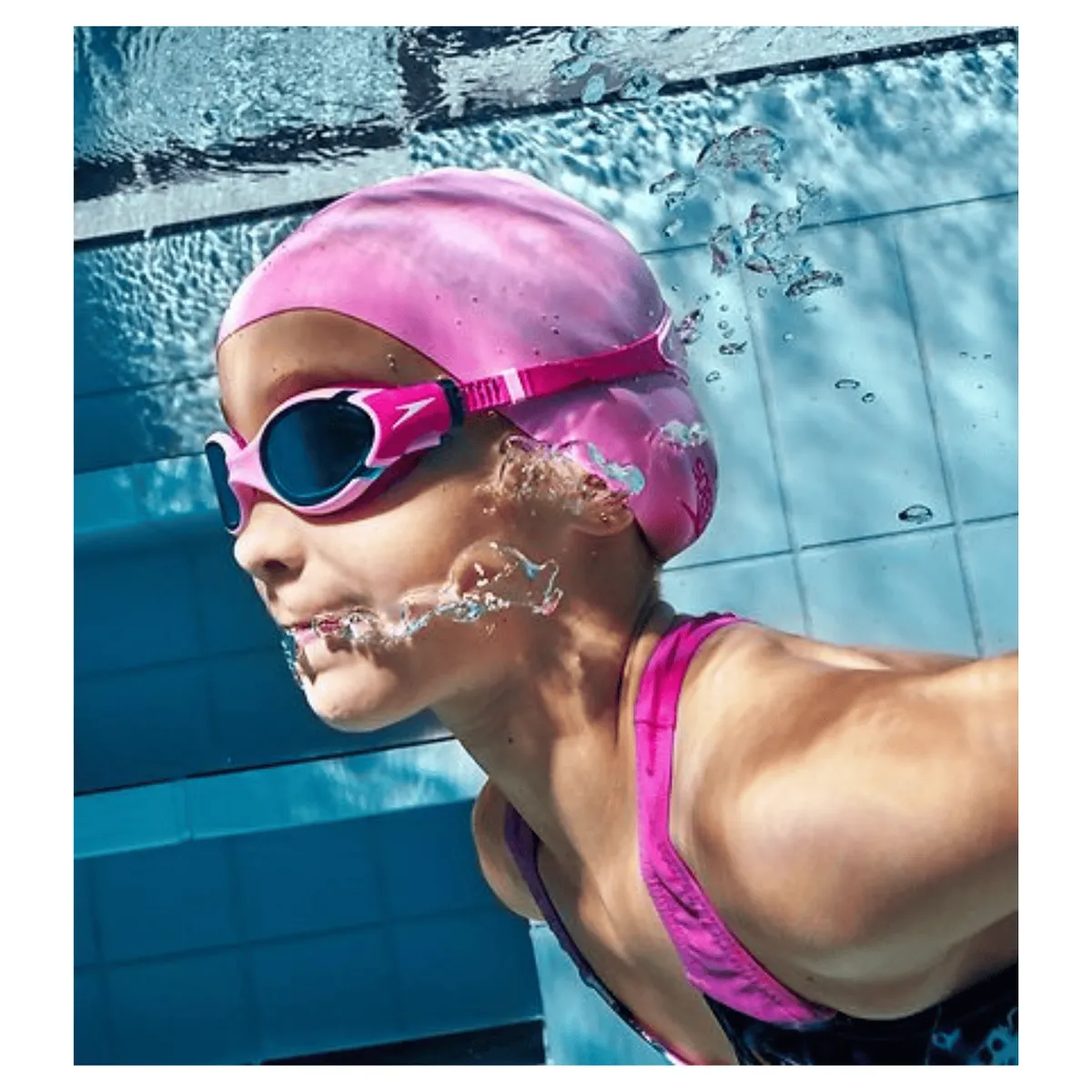 SPEEDO - Lente para Natacion Speedo Biofuse 2.0 Junior Flamingo Pink