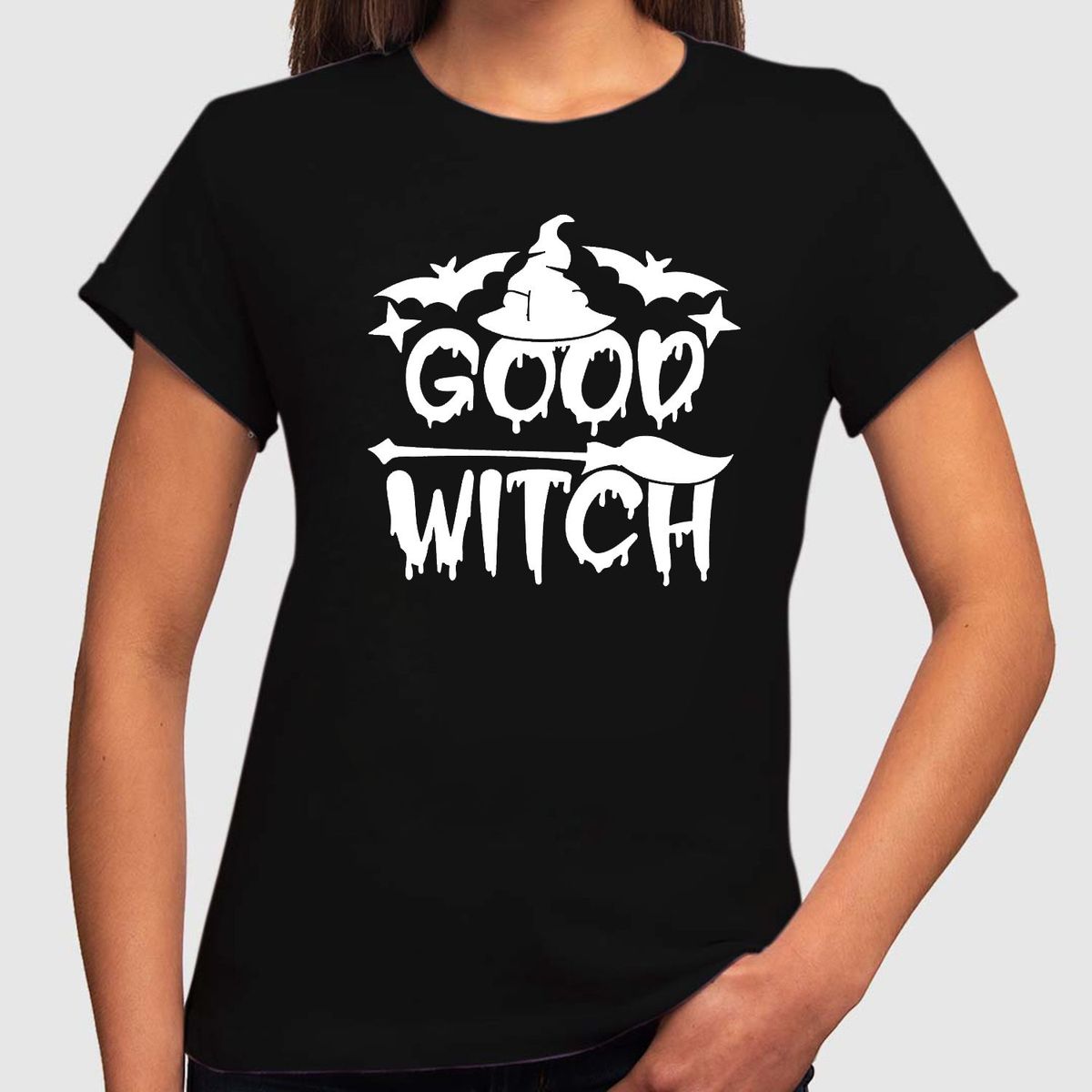 GENERICO - Polo Naranja Brilla Oscuridad Halloween Good witch