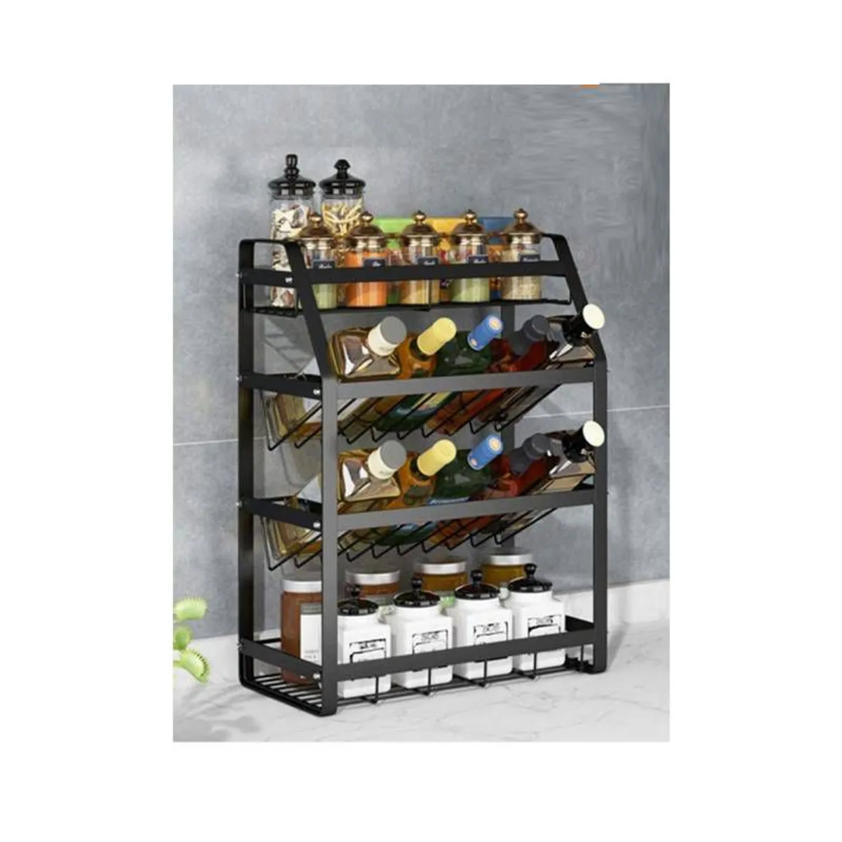 GENERICO - Organizador Condimentero Especiero Para Cocina 4 Niveles Estante