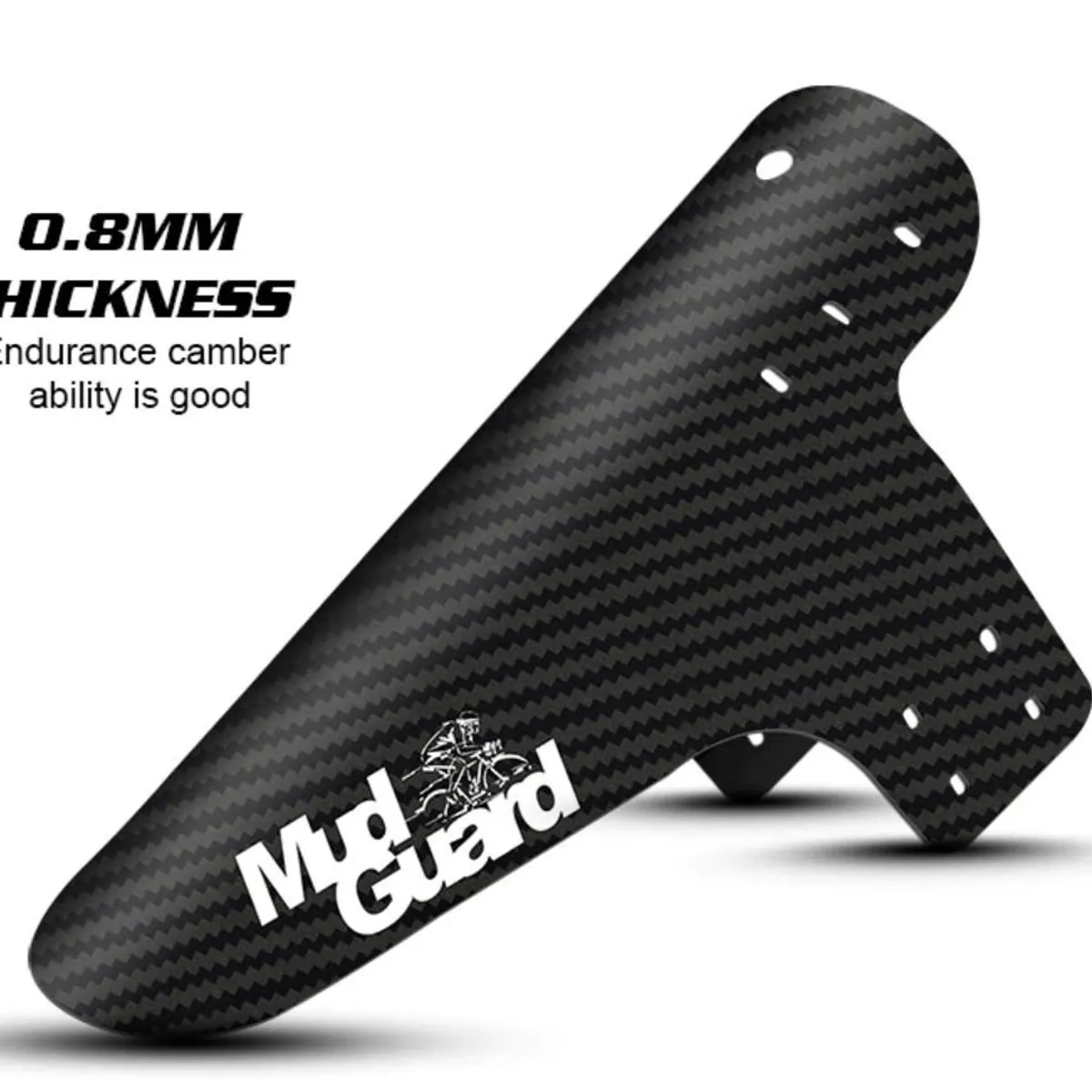 GENERICO - Tapabarros guardafango Para Bicicleta Mudguard Diseño Carbon