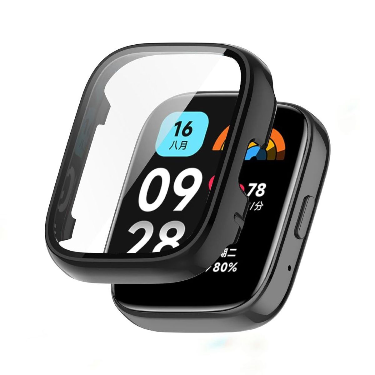 GENERICO - Cover o funda Para Xiaomi Watch 3 Active - Negro.