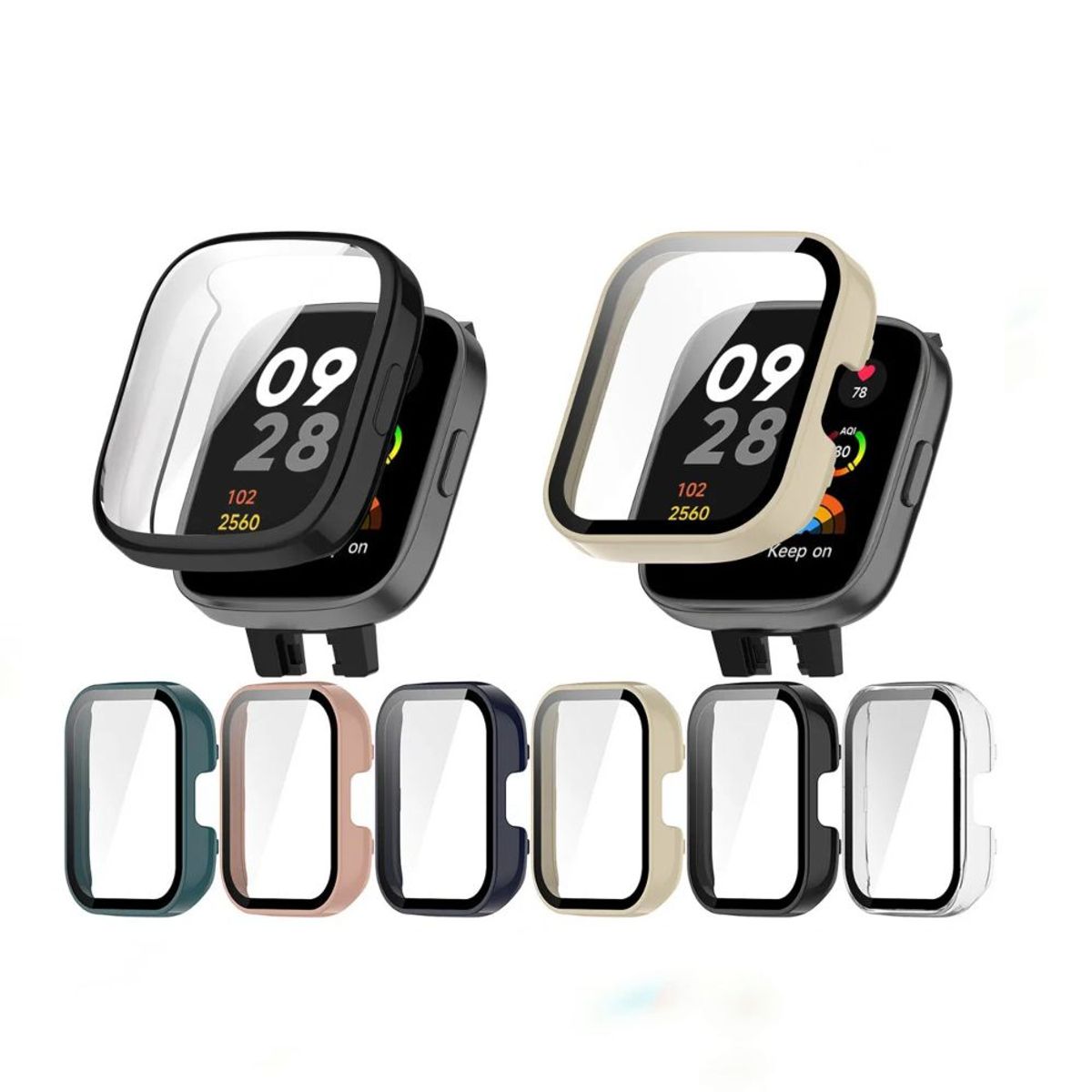 GENERICO - Cover o Funda Para Xiaomi Watch 3 Active - MARFIL.
