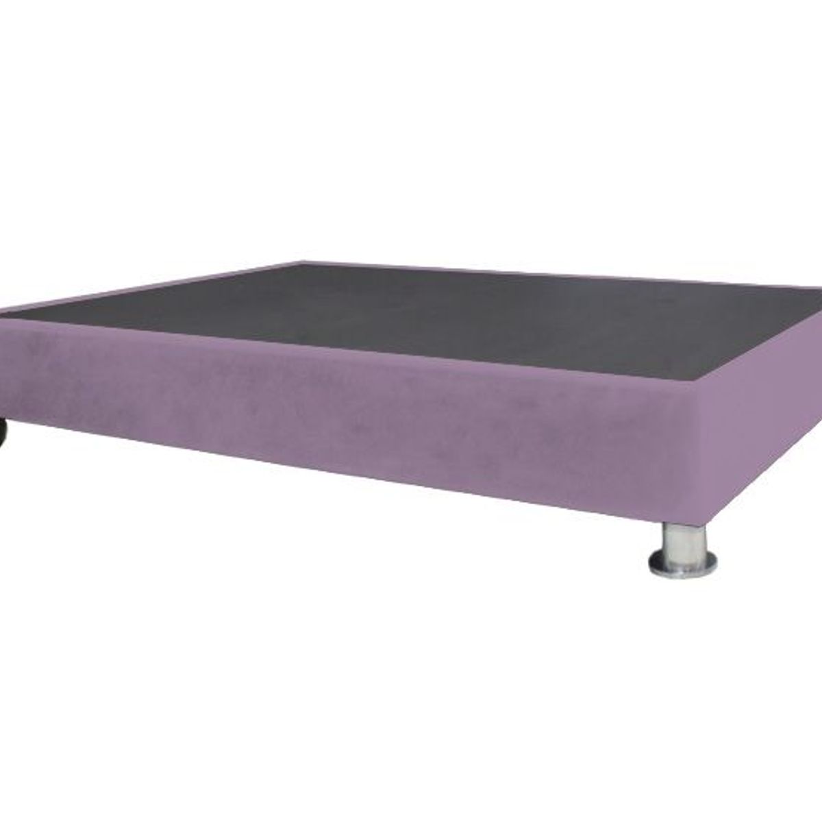 BARAKA HOME - Base De Cama Luton con Ruedas 1.5 plz - Lila
