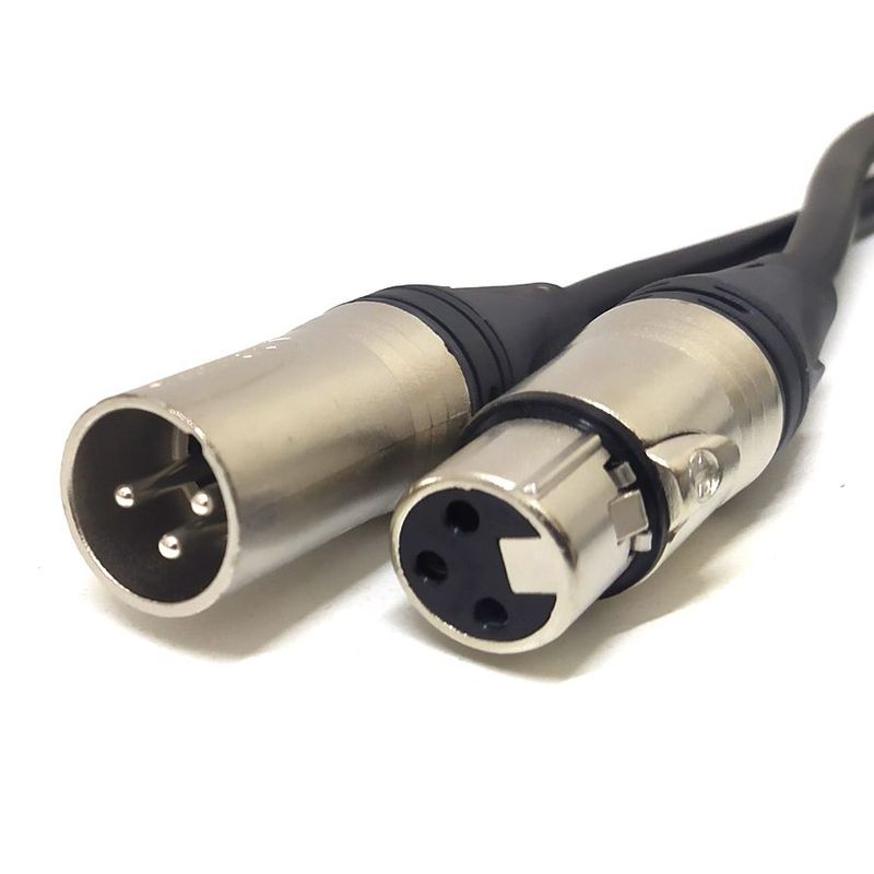 GENERICO - Cable Canon XLR hembra a XLR macho de 10mts buena calidad