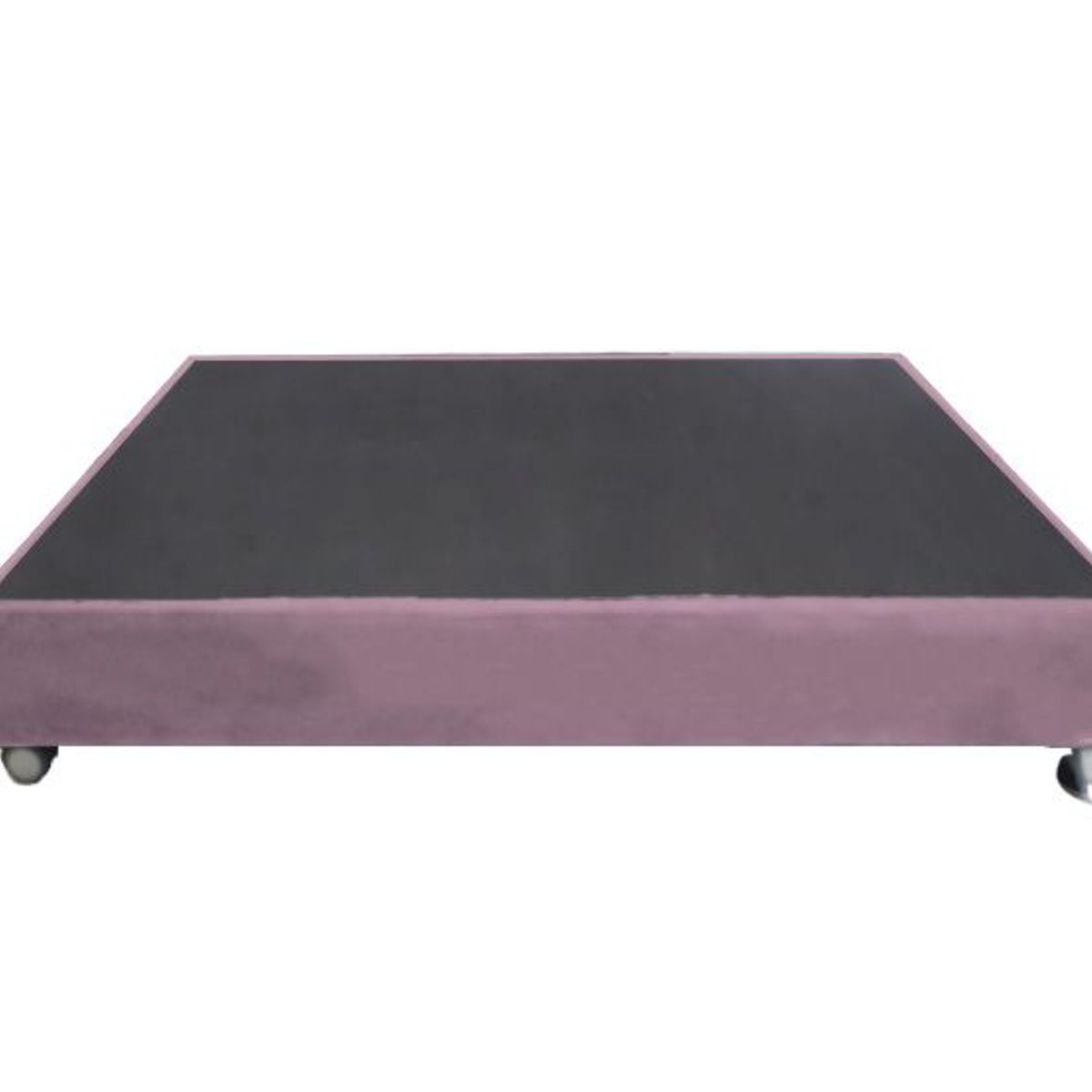 BARAKA HOME - Base De Cama Luton con Ruedas 1.5 plz - Rosado