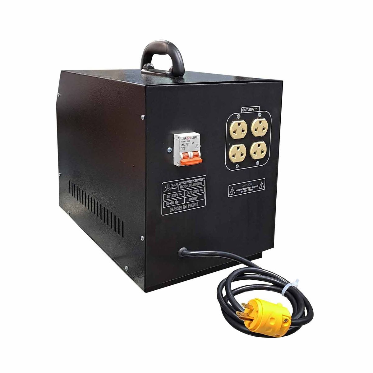 JUPE SUMINISTROS DE ENERGIA - Transformador de aislamiento monofásico 5kva 220v a 220v