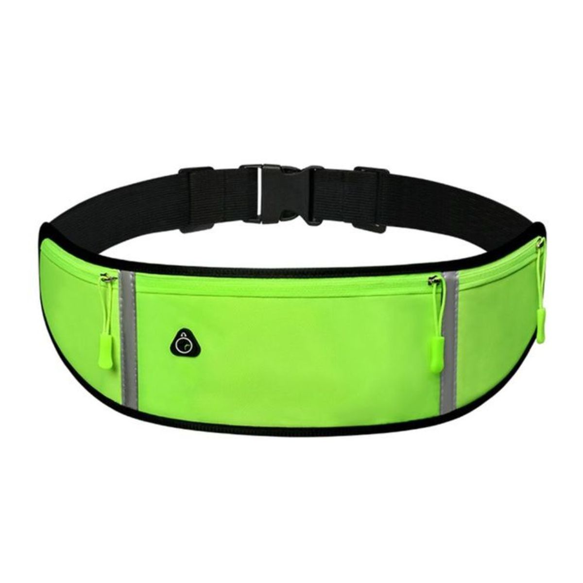 GENERICO - Canguro Impermeable Ajustable para Correr Cinturon Verde
