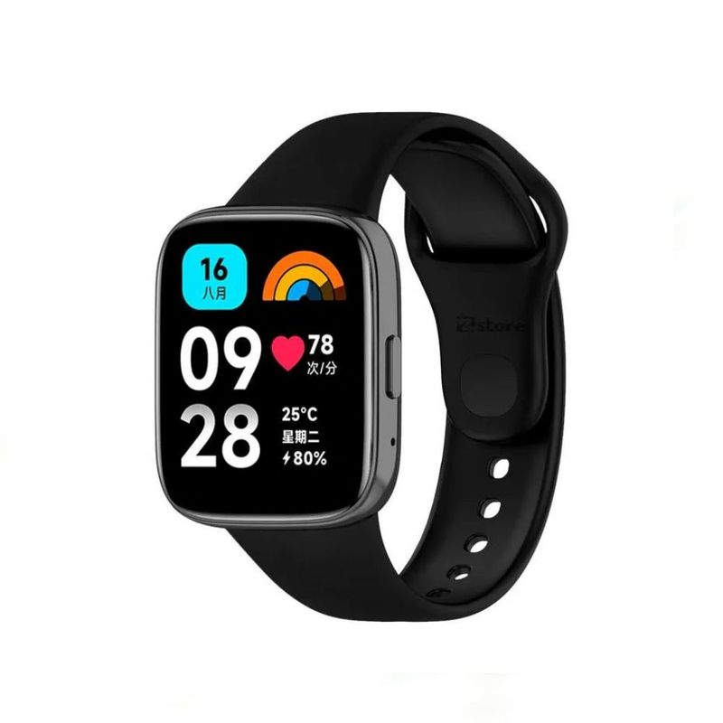 GENERICO - Correa de Silicona Para Xiaomi watch 3 - Negro