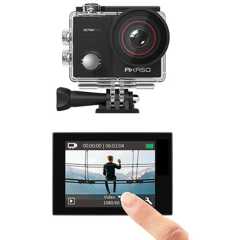 AKASO - AKASO CAMARA ACCION EK7000 PRO CON ACCESORIOS