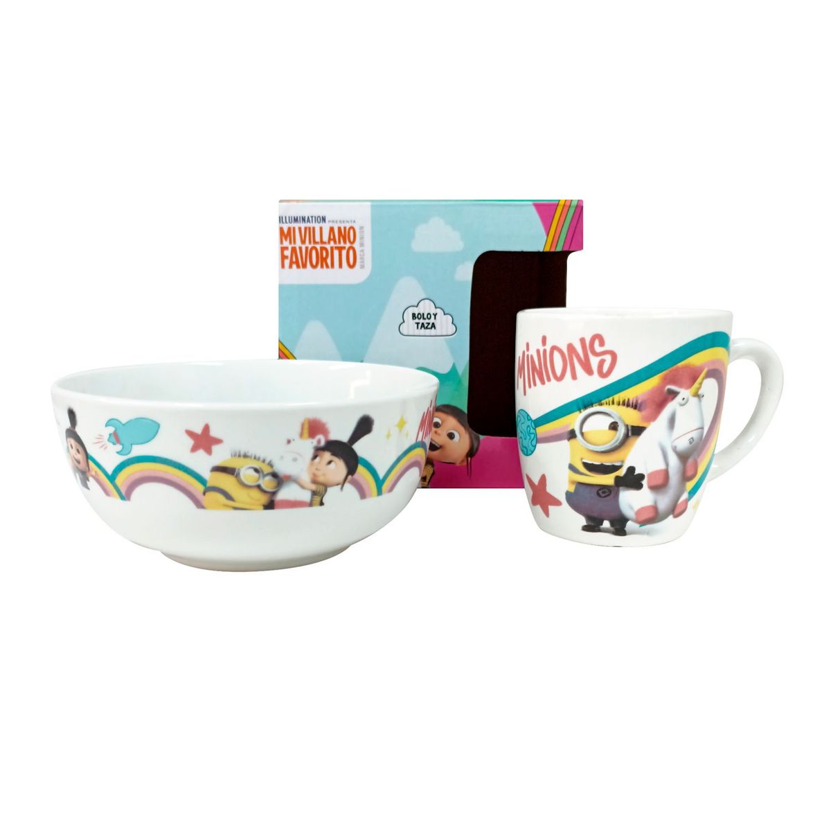 SCOOL - Scool - Set Cerámica 2Pz Minions M