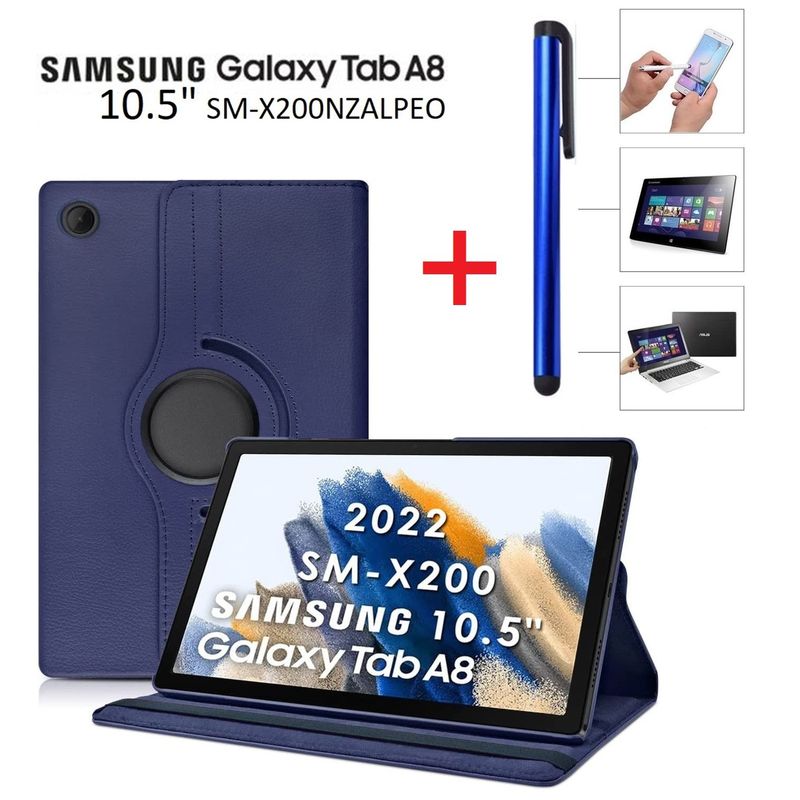 GENERICO - Funda Flip Cover  Lapiz Optico para Samsung Tab A8 105 SM-X200 Case