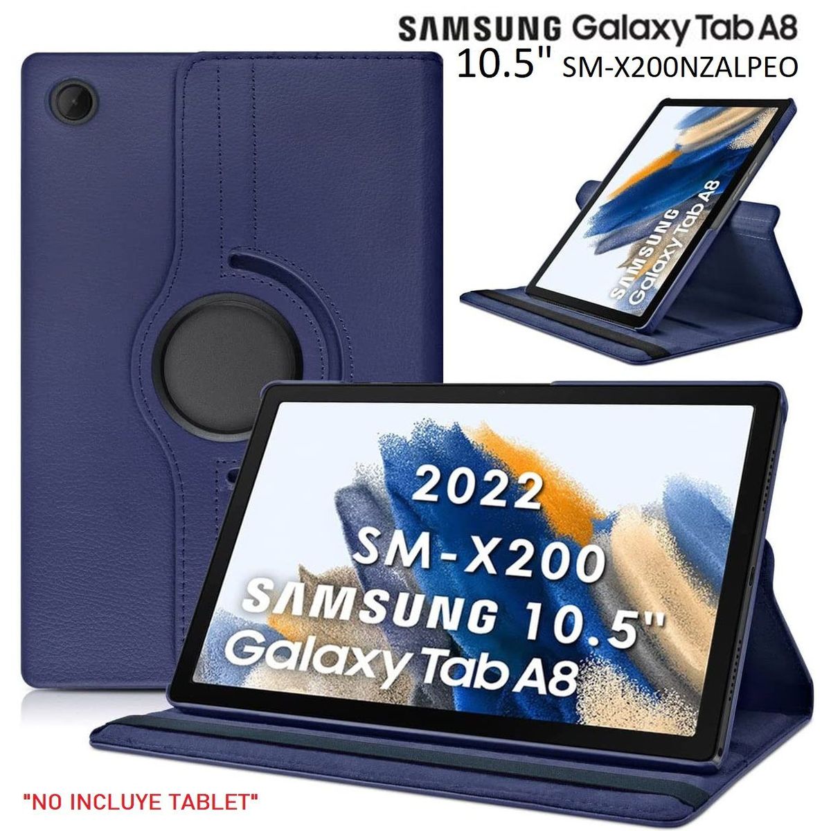 GENERICO - Funda para Samsung Tab A8 105 SM-X200 Case Flip Cover Protector Case