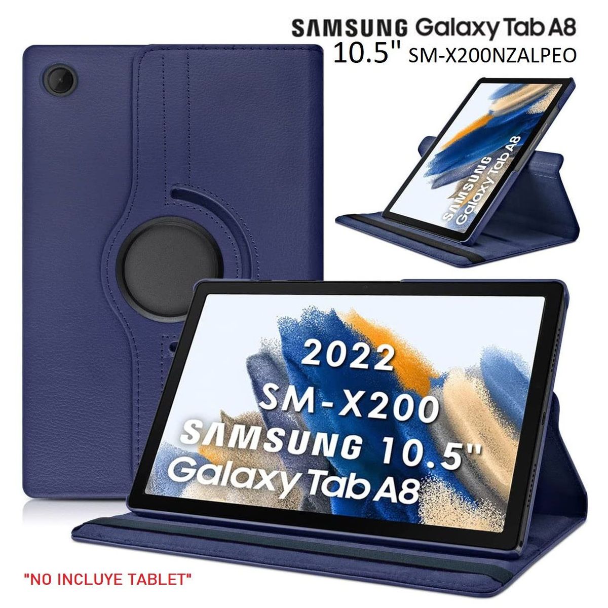 GENERICO - Funda para Samsung Tab A8 105 SM-X200 Case Flip Cover Protector Case