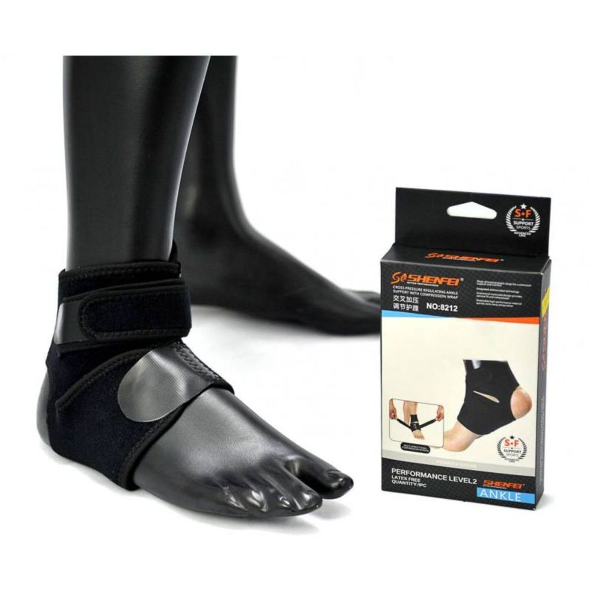 GENERICO - Tobillera Ajustable de Neopreno para Lesion 8212