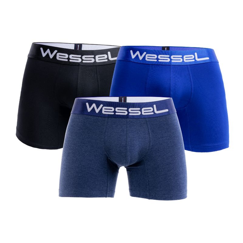 WESSEL - Boxer Pack Basic x3 Hombre