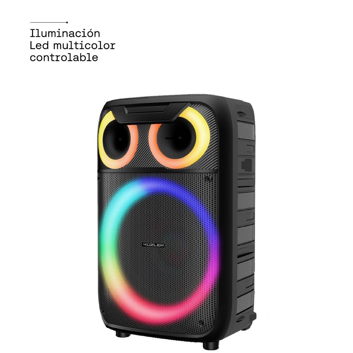 KUZLER - PARLANTE KARAOKE KUZLER  800W ERWIN -101