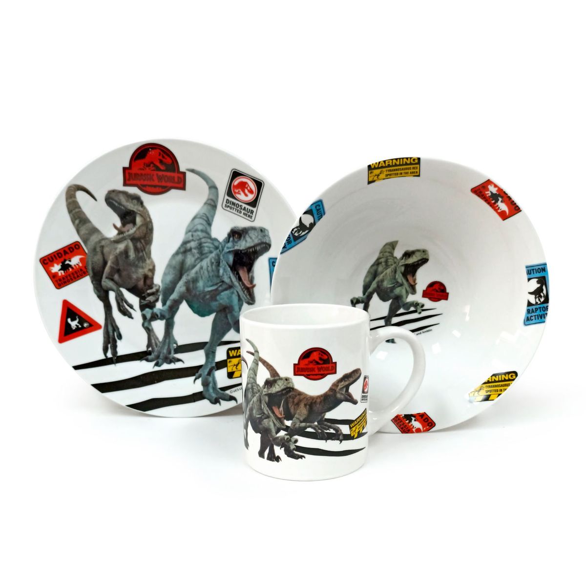 SCOOL - Scool - Set Cerámica 3Pz Dino