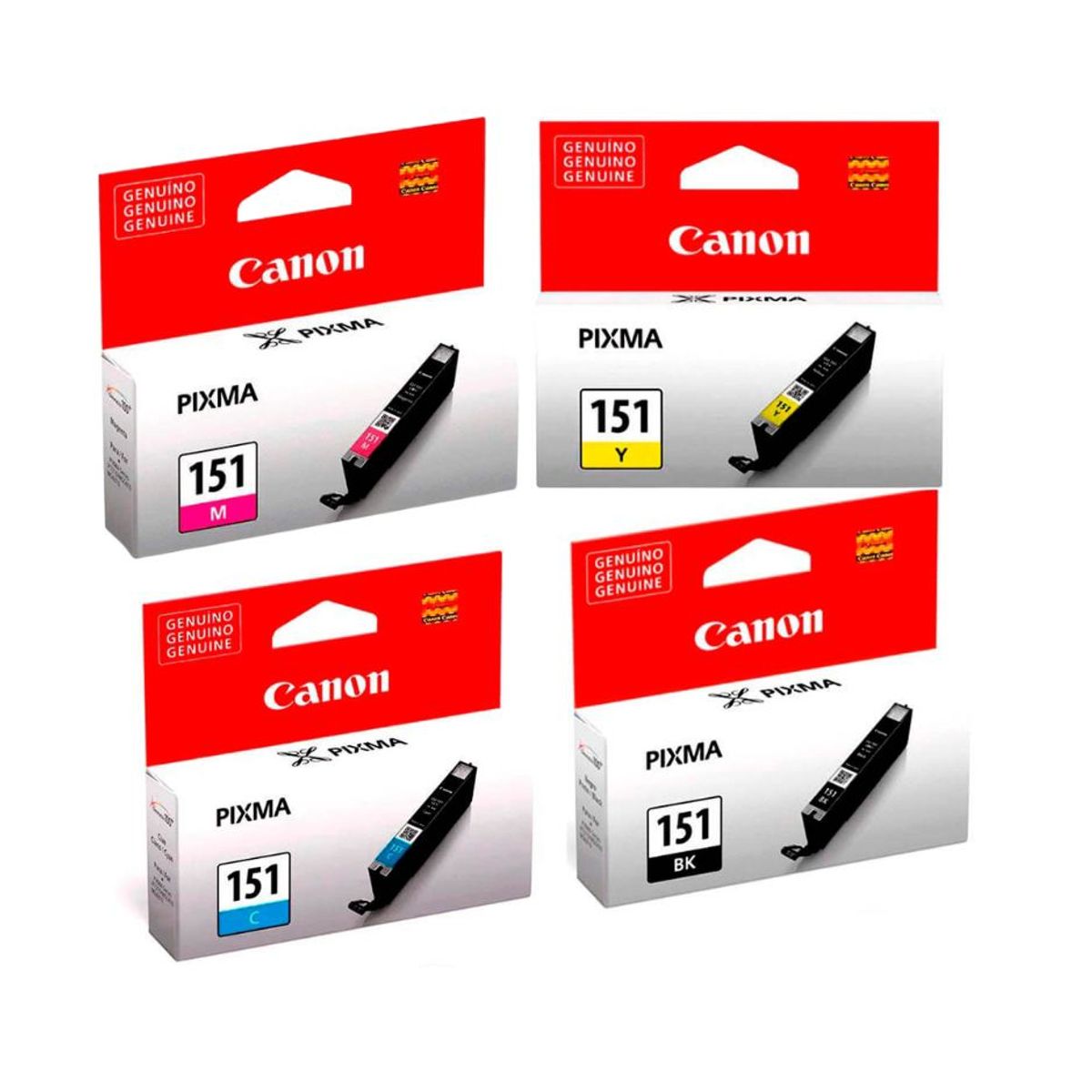 CANON - Pack tinta Canon CLI-151, 4 colores