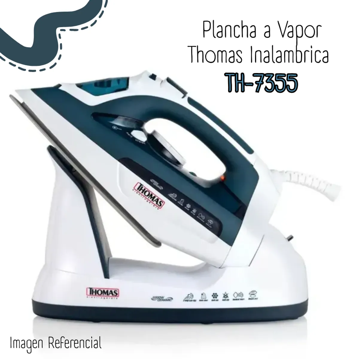 THOMAS - Plancha Vapor THOMAS TH7355 2200W