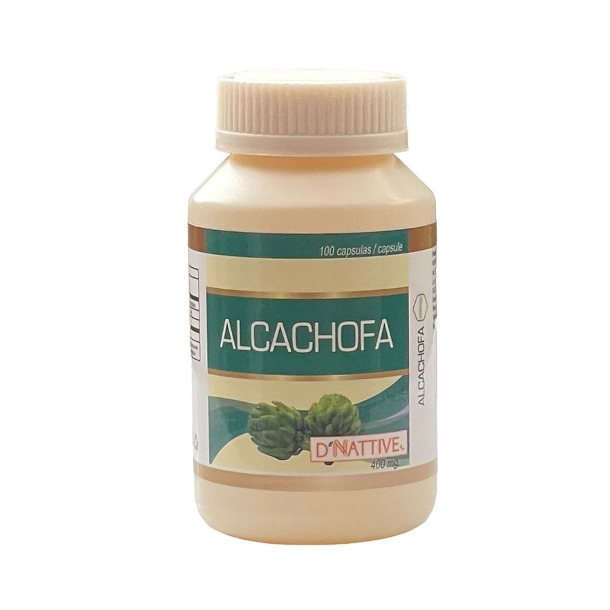 GENERICO - Alcachofa en Cápsulas 400 mg x 100 u - D'Nattive