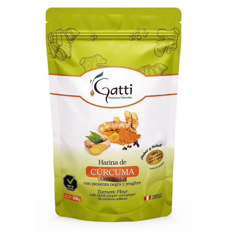 GATTI - Harina de cúrcuma - Gatti x 250 gr
