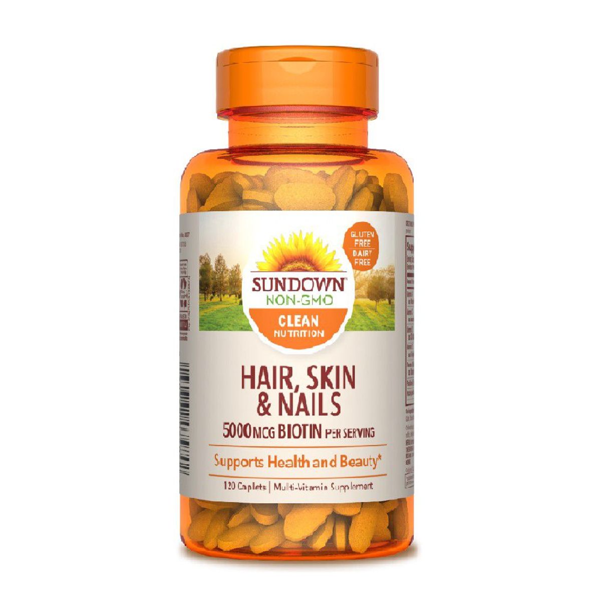 SUNDOWN NATURALS - Colágeno y Biotina - Sundown x 120 tabletas