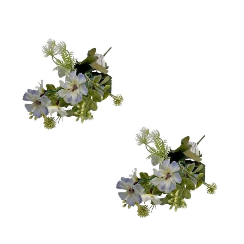 FLORIPA - Pack de 2 Bouquets Artificiales De Cosmos 8205-AZ FLORIPASTORE