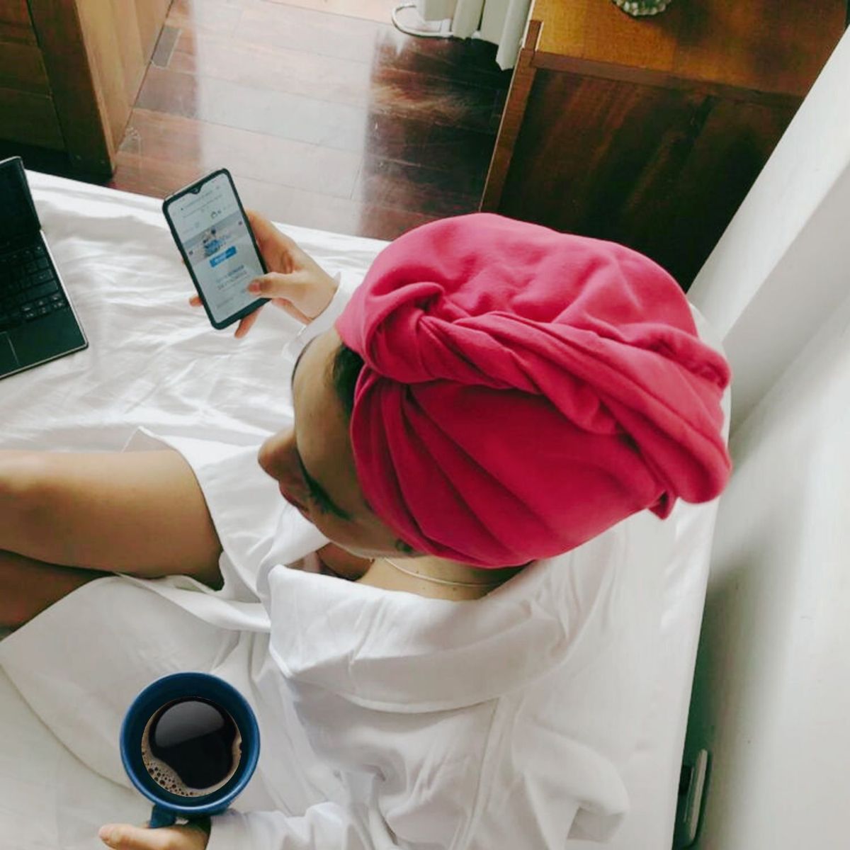 TOWELTEC - TURBANTE DE MICROFIBRA PLOMO