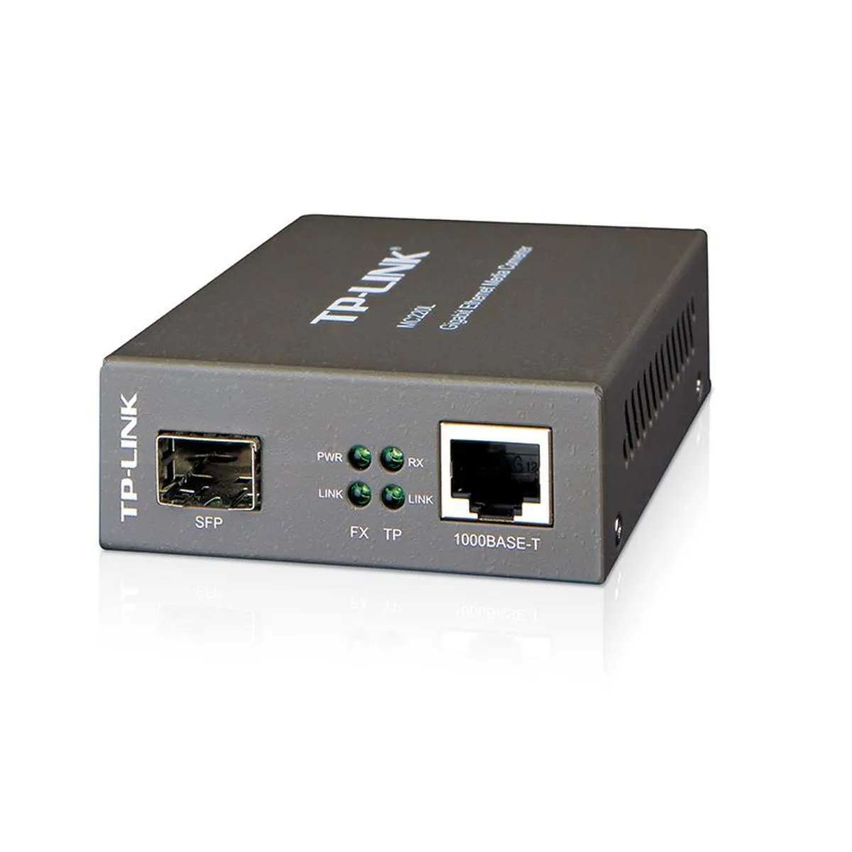 TP LINK - Convertidor Multimedia SFP Gigabit MC220L Tplink Fibra a rj45