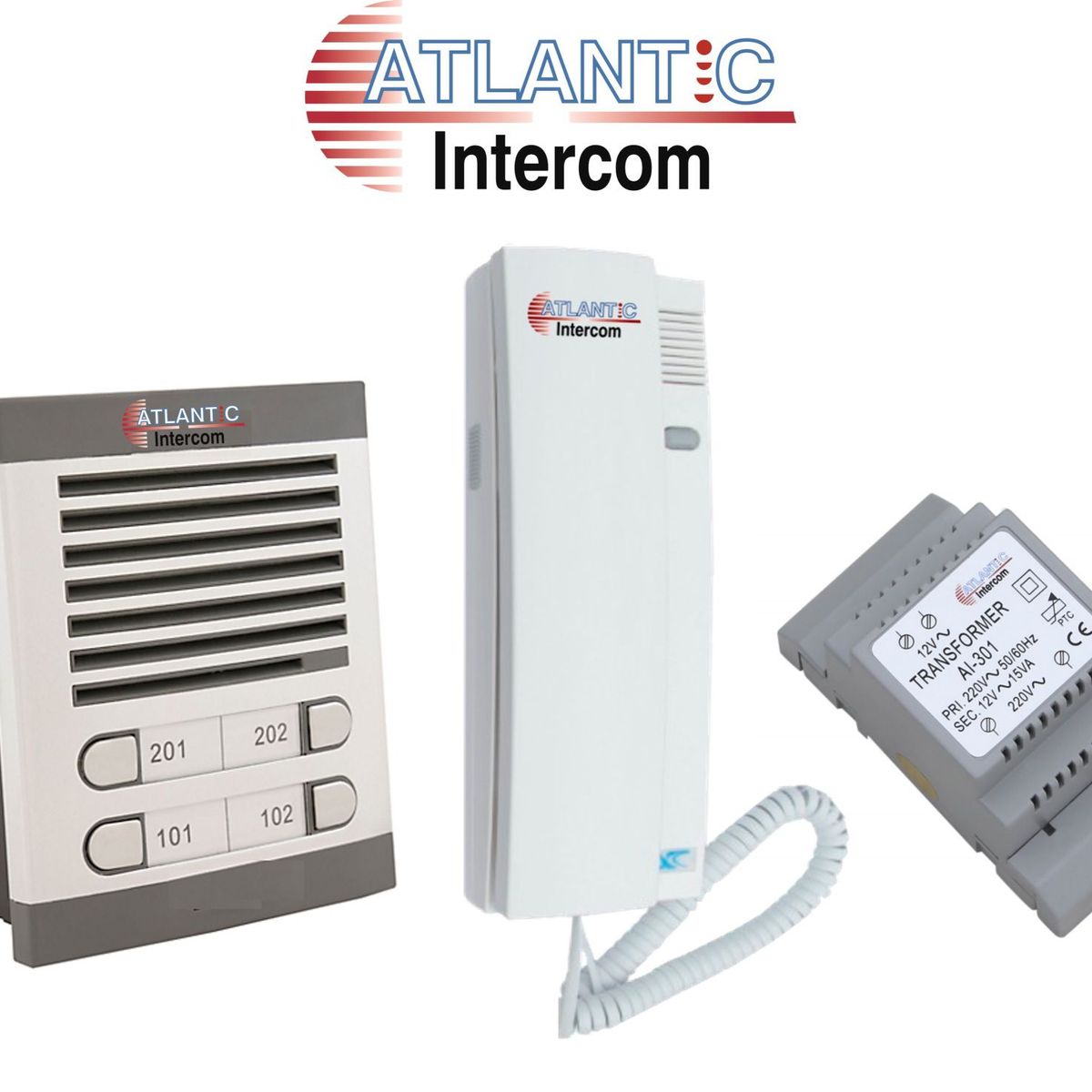 ATLANTIC - Kit de Audio para 3 Departamentos