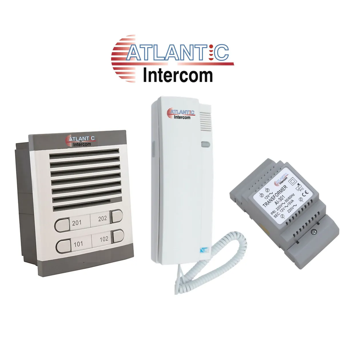 ATLANTIC - Kit de Audio para 3 Departamentos