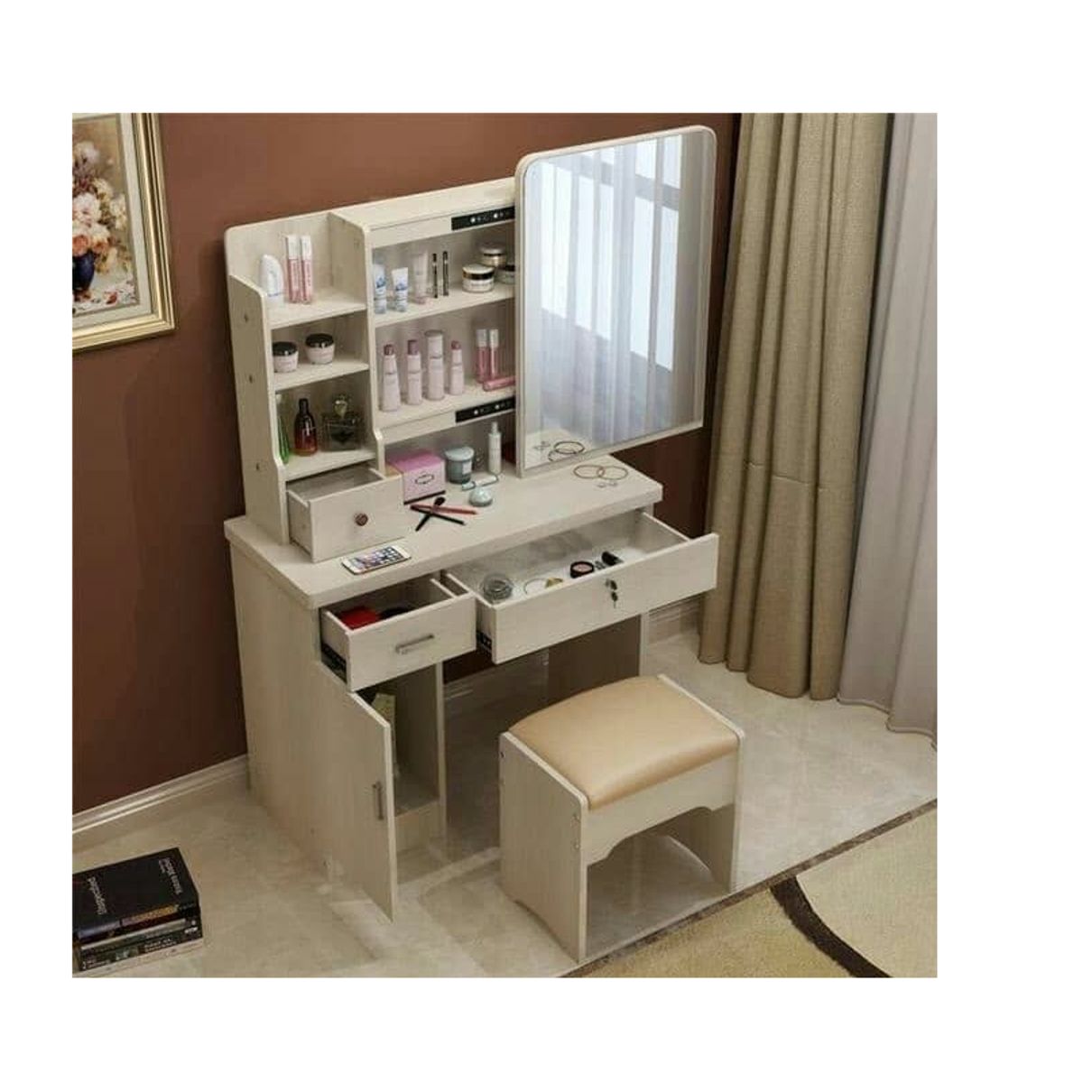 GENERICO - TOCADOR ALEXIA - LA CASA DEL MUEBLERO - BLANCO