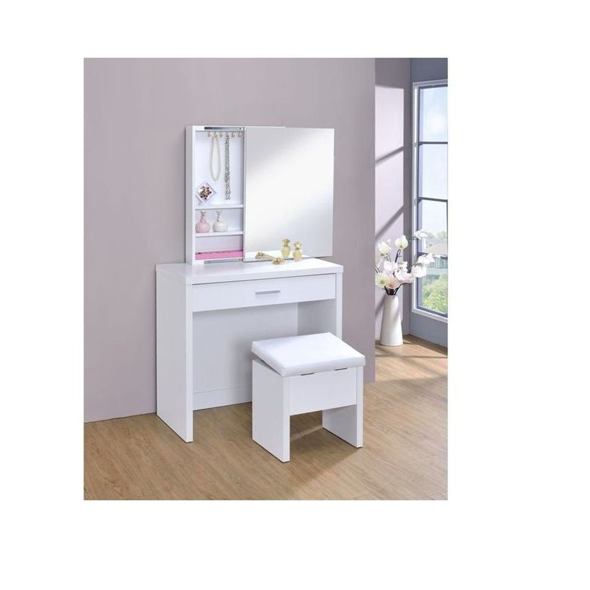 GENERICO - TOCADOR ELIA - LA CASA DEL MUEBLERO - BLANCO