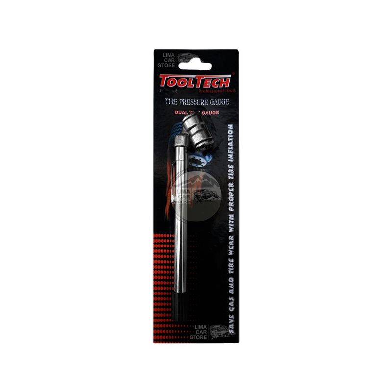 GENERICO - Medidor De Presion De Neumatico Llanta metálico 120psi