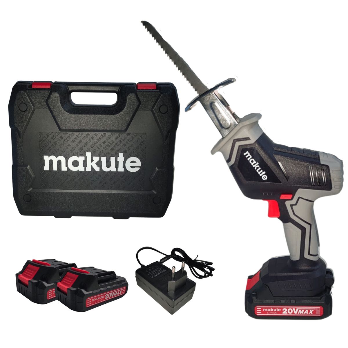 MAKUTE - Sierra sable inalámbrico 20V Incluye cargador y bateria Makute
