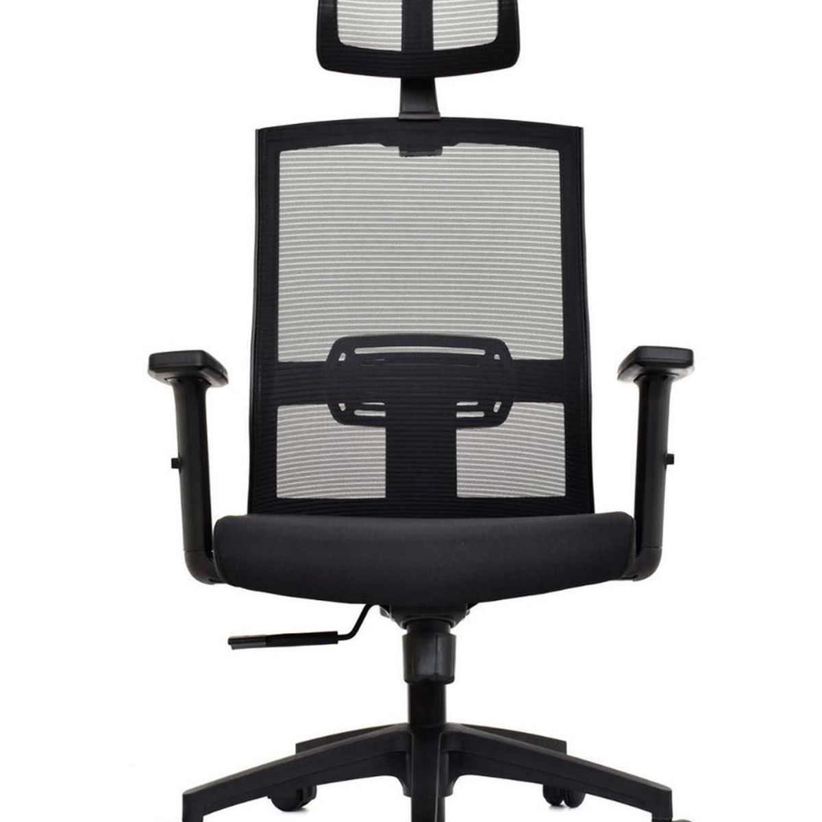 BONNO - Silla Ergonomica  Monk  Negro Con Cabecero Bonno