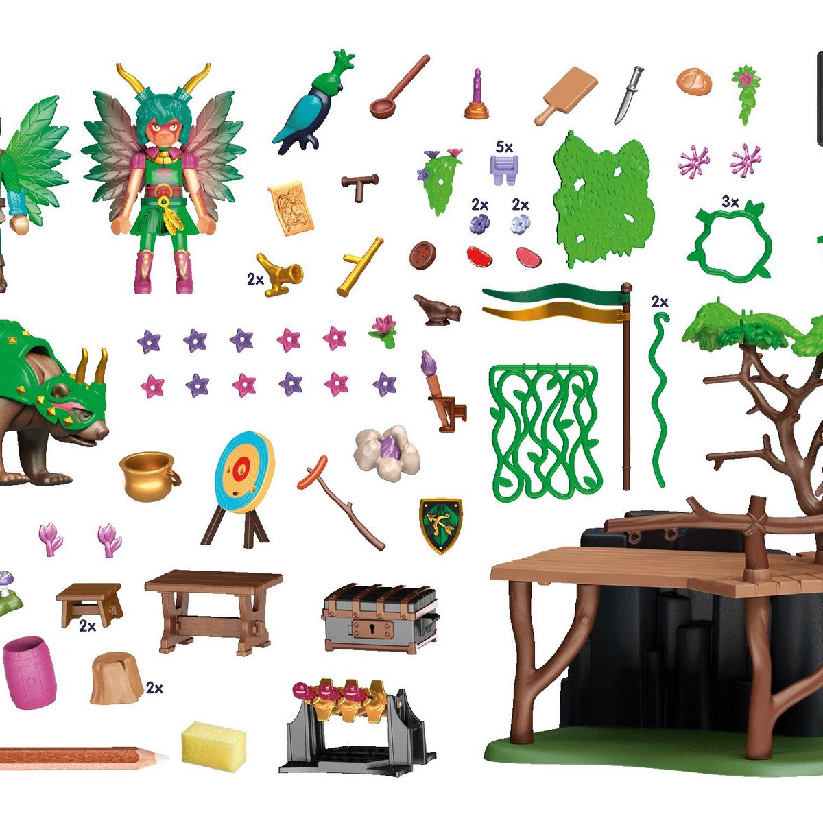 PLAYMOBIL - Playmobil Ayuma Campamento de Entrenamiento