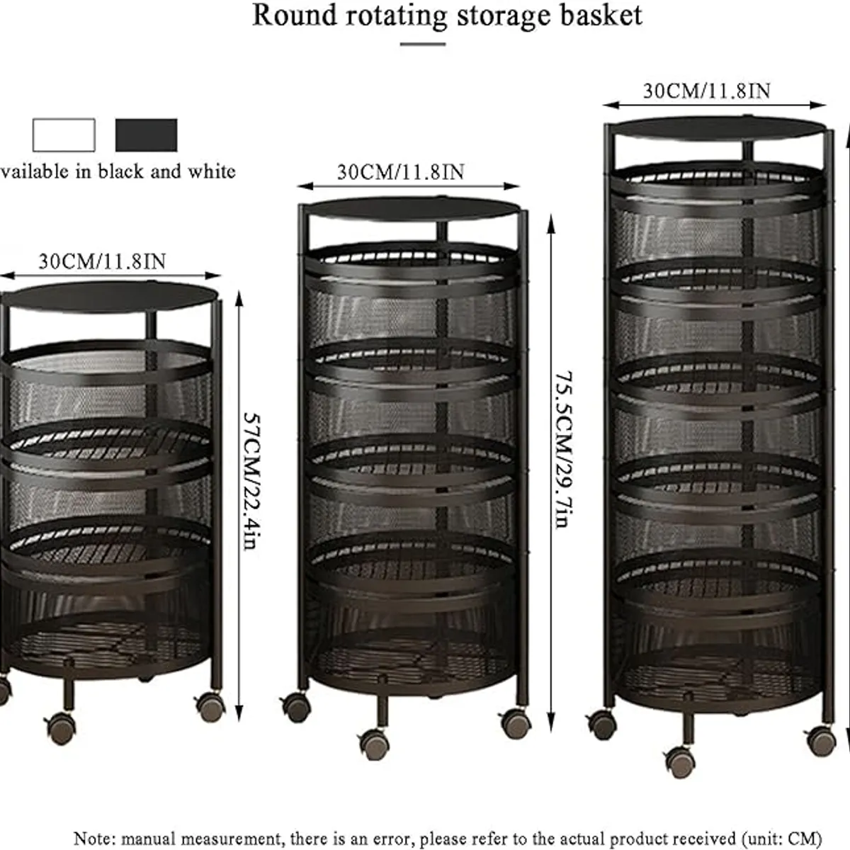 GENERICO - VERDULERO CIRCULAR GIRATORIO 3 NIVELES